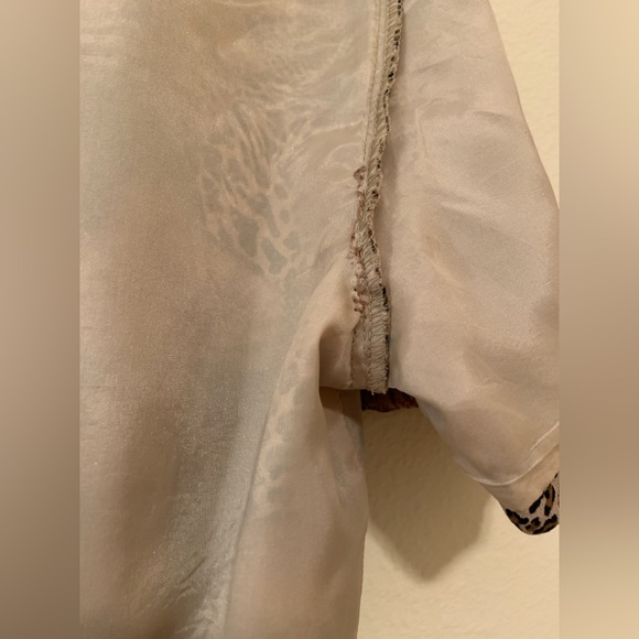 Silk Animal Print Business Casual Dress - Picture 13 of 15